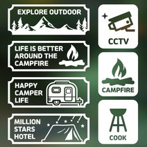 캠핑카 스티커 02 대형 카라반 스티커 캠핑 방수 스티커 자동차스티커 캠핑카 차량 스티커 버스 스티커 캠핑카 스티커제작 캠핑카 데칼 스티커, 화이트, 50, L