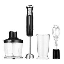 스파이럴 믹서기 초고속 진공 블렌더 대형 소형 휴대용 업소용 만능 얼음 saengq electric blender mixer high power food 믹서 부엌텀블러 395, 검은 색, 협력사, 4 in 1