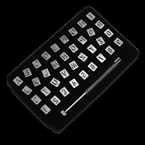 레이져각인기 각인기계 레이저마킹기 36pcs 뜨거운 판매 철강 알파벳 번호 스탬프 펀치 가죽 공예 도구 아, 02 6MM