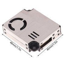복합가스 측정기 가스 탑기기 산소농도 PMS9103M PM2.5 레이저 먼지 입자 센서 모듈은 PM2S-3 실내 공기 품질 감지 PMS9003M Plantower를 감지합니다., -크기