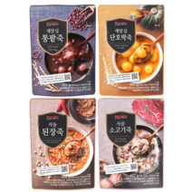 홈플러스 시그니처 죽 4종세트(단팥 단호박 된장 소고기)450g 각6개씩 총24개