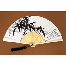 [자체제작] 백의민족공방 국산 전주 합죽선 부채 (중), 가을 풍경