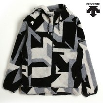 [데상트] 후드집업 UQC SM423SKTN1-BLK 스피릿 셰르파 플리스 자켓