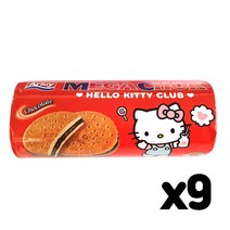 [DADA] 알루이 메가촉 샌드 쿠키 세트, 1세트, 메가촉 초코180g*9개