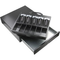 소형 금고 카운터 돈통 마트 가정용 개인 캐쉬박스, 01. 5칸 지폐 6칸 동전