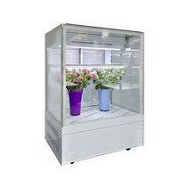 꽃쇼케이스 화이트 뒷문형 UKGS-900-1F