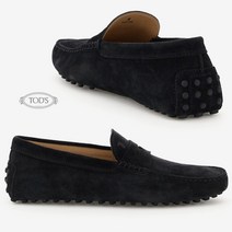 TODS 토즈 시티 고미노 드라이빙 스웨이드 로퍼 BW
