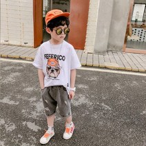 [당일발송]주니유니 주니어 불독데님바지세트 남아세트 주니어상하복 주니어옷 초등학생옷 아들옷 형제옷