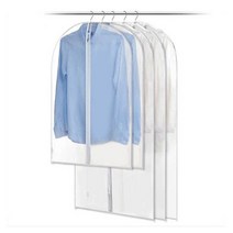 W3779BCP 옷장 비닐옷커버 브라우스 양복 정리 여름옷 한복 행거 PEVA투명옷커버_형5p겨울옷보관 교복보관 드레스 룸정리 의류커버