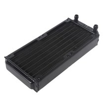 G1 / 4 스레드 80x160mm PC 수열 교환기 컴퓨터 알루미늄 열 라디에이터 컴퓨터 수냉 시스템 용 방열판