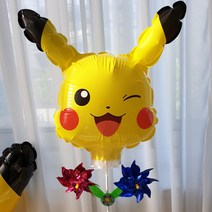 재미제이 피카츄 바람개비 스틱풍선 피카츄은박풍선 포켓몬생일파티