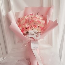 LED 투톤 꽃다발 비누꽃 졸업식 비대면 입학식 여자친구 선물 프로포즈 100일 기념일 어버이날 환갑 성묘 조화 장미꽃 생신 생일, 투톤 핑크 장미 10송이, 투톤 장미꽃 추가안함, LED 조명 무드등 추가