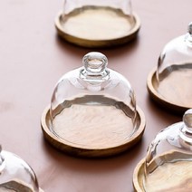 커피숍 빵집 디저트접시 트레이 베이커리 진열소품 유리돔