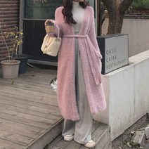 떳다그녀 델리드 롱 가디건