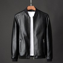 가죽 자켓 바머 바이크 오토바이 남성 바이커 PU 야구 플러스 사이즈 7XL 패션 캐주얼 Jaqueta Masculino J410