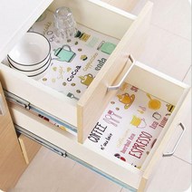 1+1 다용도 싱크대 선반 디자인 매트, 1+1 싱크대 디자인 선반 매트_그린+그린(4