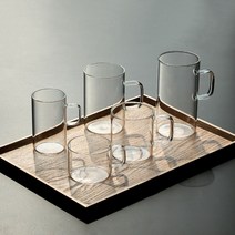 홈카페 글라스 내열 유리컵 650ml 4p 캡슐커피잔_[230125EA], 인크레마 유리컵_650ml (4p), 본상품선택
