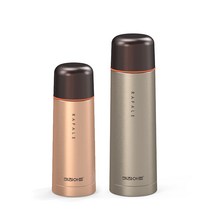키친아트 라팔 골드메탈 보온병 2P, 350ml+500ml