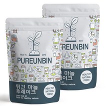 푸른빈 튀긴 마늘 후레이크 갈릭 슬라이스, 500g, 2개