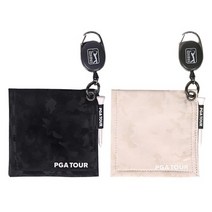 PGA Tour 카모 릴클리너 스포츠타월 블랙1 아이보리1, 상세페이지 참조