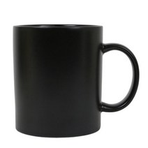 무광 머그컵 360ml (블랙) 카페 머그잔