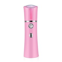 휴대용 미스트기 USB 충전식 나노 스프레이 수분 보충 가습기 모이스처라이징 미스트 페이셜 스티머 스킨, 02 pink