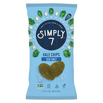 Simply 7 Kale Chips - Gluten Free Snacks - Vegan Snacks - Non-GMO Vegetarian Vegan High Vitamin K, 1
