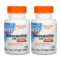 닥터스베스트 아스타잔틴 6mg Astaxanthin 30캡슐 AstaReal 2개