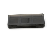 6 인 1 클리어 게임 카드 케이스 박스 닌텐도 DS 라이트 NDSL NDS 메모리 홀더 스위치 액세서리, [01] Black