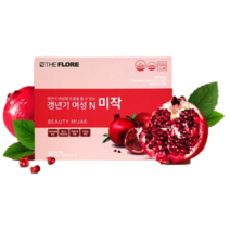더플로레 갱년기여성 N 미작 120정 개별인정원료 석류 추출물 엘라그산 엄마선물 와이프선물, 1개