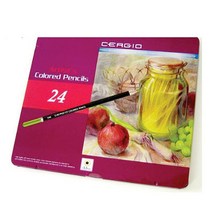 신한커머스 세르지오 화방용품 스케치 유성색연필 드로잉용품 24색세트 8W81EFA4, 1개, 1개