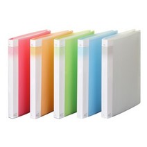 PP 인덱스클리어화일 40매 A4 주황 접착식 F527-74, 단품