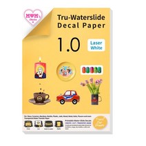 레이저각인기 레이저마킹기 자동날인기 날짜찍는기계 transourdream a4 20sheets waterslide decal transfer paper for laser, 20장