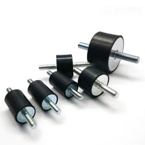 1pcs 고무 마운트 진동 방지 M3 M4 M5 M6 이중 수나사 사일런트 블록 아이솔레이터 댐퍼 직경 8mm-30mm VV, 17 M6x18mm 25x30mm