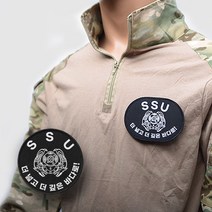 패치 특수부대마크 원형 타원형 전사 6종