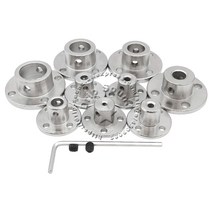 단단한 플랜지 2mm 3.17mm 6.35mm 10mm 커플링 모터 가이드 샤프트 커플러 지지 커넥터, 11 1pcs 11mm