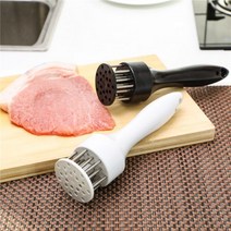 스테인레스 고기망치 돈까스 스테이크 연육기 튼튼한 힘줄 가정용 고기 바늘 닭 날개 스틸, Black