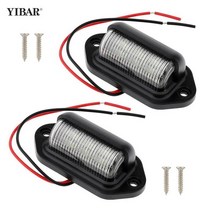 트레일러 라이트 사이드 후미등 트럭 6 LED 자동차 번호판 조명 SUV 트럭 트레일러 밴 태그 스텝 램, 한개옵션0