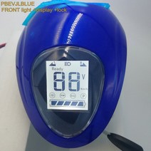 전동킥보드 속도계 계기판 키박스 스루틀 디스플레이 48v60v 프론트 라이트 속도 displayamp 잠금키 액세서리 스쿠터 오토바이 atv 세발 이동성 diy 부품, 48v60v블루