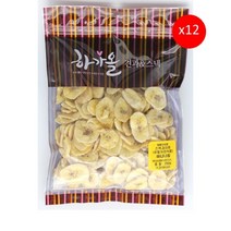 (하가올소)바나나칩(250g) 12개 식자재마트 대용량 업소용 마른안주 과자 호프메뉴 호프집메뉴, 250g