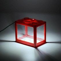 물고기 베타 거북이 자반 알비노 구피 어항 수족관 차, 빨간색