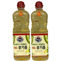 백설 콩기름, 900ml, 2개