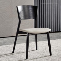 북유럽 스타일 원목 식탁의자 우드 편한식탁의자 단단한 나무 식당 의자 이탈리아 미니멀리스트 가정용 북, 08 52x51x81cm         8