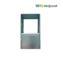 웰굿즈 사각파이프 조인트30 일자형, 단품