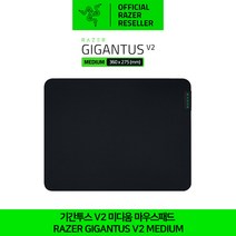 레이저 기간투스 V2 미디움 게이밍 마우스패드 Razer Gigantus V2 Medium 공식인증점