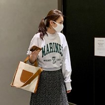 더옷장 블룸캐주얼 크롭맨투맨