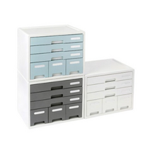 시스맥스 콤보 캐비넷, 화이트, 6개, 6단