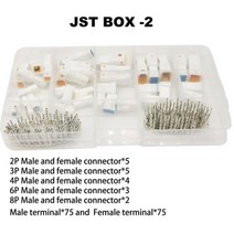 2P 3P 4P 6P 8P 0.6 MM 방수 커넥터 플러그 암/수 소켓 (케이블 포함) JST JWPF, JST BOX-2_1 set