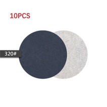 3인치 실리콘 카바이드 샌딩 디스크 10 개 습식/건식 패드 샌드페이퍼 240-10000 그릿 폴리싱 연마 공구, 02 320