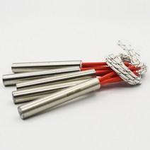 카트리지 히터 봉 막대 돼지꼬리히터 220V 8mm Dia. 스테인레스 스틸 카트리지 가열 저항 요소 50-200mm 튜, 04 8x100mm  220V 150W